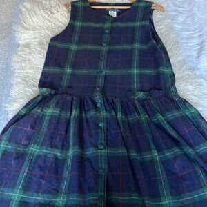 Vintage Tartan Midi Maxi Jumper